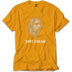 Kurt Cobain Lyrcis Sarı Tişört Liyada - XL