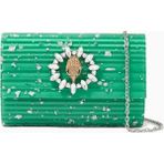 Kurt Geiger Party Eagle Şık Kadın Clutch ve Omuz Çantası - Yeşil