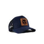 Kurt Logolu Lacivert Trucker Şapka