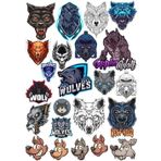 Kurt Wolfs Sticker Set-2 17 Parça Telefon, Tablet, Defter, Laptop Sticker
