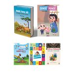 Kürtçe Hikaye Ve Öğrenme Seti - Seta Çîrokên Kurdi - Kürtçe Çocuk Hikaye Seti (BÜYÜK BOY - RESİMLİ - 5 KİTAP)