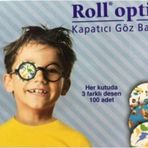 Kurtsan Roll Optik Göz Kapama Bandı 100 Adet Erkek Çocuk