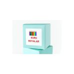 Kuru Boyalar Temalı Okula Dönüş Etiketi Kare Mat Sticker Thank You Serisi 4.5 Cm (40 Adet)
