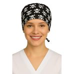 Kuru Kafa Desenli Doktor Hemşire Aşçı Cerrahi Bone Hastane Bonesi Bandana M334