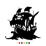 Kuru Kafa - Korsan Gemisi Sticker Yapıştırma