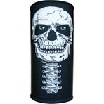 Kuru Kafa Maske Bandana Bandı Boyunluk Dikişsiz - Standart - Siyah - Beyaz