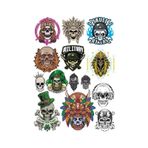 Kuru Kafa Sticker Set-3 12 Parça Telefon, Tablet, Defter, Laptop Sticker