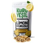 Kuru Yeşil Doğal Limon Kurusu 50 gr - Katkısız, Şeker İlavesiz Kurutulmuş Limon Dilimleri - Çay, Kokteyl, Detoks ve Süsleme İçin