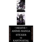 Kurukafa Yayınları Kuzey Yıldızı Efsanesi 1-2 Manga Seti (2 Kitap) / Anime-Manga Sticker ve Kartpostal Hediye