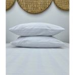 Kurular Tekstil Lastikli Çarşaf Takımı-Beyaz - 180X200