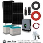 Kurulum ve Nakliye Dahil 3 Kw Güneş Enerjisi Solar Paket,tüm Malzemeler,konstrüksiyon Dahil - Beyaz