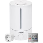 Kurutek Kn5 - 5 L Ultrasonik Hava Nemlendirici + Mbs-16 Nem ve Sıcaklık Ölçer Termometre + Akıllı Priz Wifi 16A 3'lü Ürün Seti - Beyaz