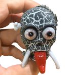 Kurutmalı İskelet Oyuncak | Kurmalı Kafatası Yürüyen Şaka Modeli - Yaratıcı Model Stres Giderici Masa Aksesuarı Doğum Günü Partisi Eğlence Etkinlikleri