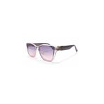 Kurven Pembe Retro Kare Kemik Çerçeve Gold Detaylı Unisex UV400 Vintage Retro Güneş Gözlüğü