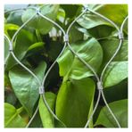 Kuş Ağı, Paslanmaz Çelik Esnek Güvenlik Ağı, 3x6m Balkon Koruma Ağı, 10 cm/1,5 mm Tırmanma Tesisi Çiti, Merdiven ve Bahçeler için Dayanıklı Güvenlik Ağı