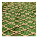 Kuş Ağları, Kuşlar ve Çocuk Güvenliği için Ağır Hizmet Kenevir Halat Ağı - Oyun Setleri ve Ağaç Evler için Korkuluk Koruma Ağı 2x3m (6.56x9.84ft) 12x12cm Izgara Boyutu