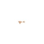 KUŞ ANKA GÜMÜŞ TRAGUS PIERCING - RODYUM BEYAZ