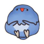 Kuş Arkadaşım Pakistan Papağanı 3 Boyutlu Yastık Kuşlu Hediye Violet Mavili