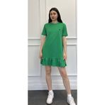 Kuş baskılı sweat elbise 739373930