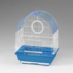 Kuş Kafesi Oval Çatılı ( 30x23x39) Mavi Kanarya Muhabbet Kuşu İçin