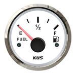 Kus Yakıt Seviye Göstergesi 12-24V, 240-33Ohm, Beyaz