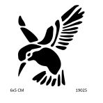 Kuş Yapışkanlı Stencil Süsleme Ve Boyama Kalıbı