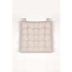 Kuscini Pofidik Natura 45x45 Bağcıklı Rattan Sandalye Minderi Krem