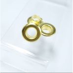 Kuşgözü No.26 (11 mm) Kendin Yap Kiti, Deri Çanta, El Örgüsü, Kağıt İp, Makrome İp vs. Çanta İçin Çekiçle Uygulama Aparatları ve 15 Adet Kuşgözü Takım-Paslanmaz Pirinç (gold)