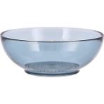Kusintha Salata Kasesi, Büyük Cam Kase, Çap 24 Cm, Mavi