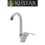 Kustar Cambridge Beyaz Mix Aç Kapa Banyo Lavabo Bataryası