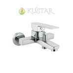 KUSTAR Krom Kare Aç Kapa Banyo Bataryası %100 Pirinç 2 Yıl Garantili