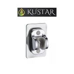 Kustar Krom Kendinden Yapışkanlı 15 Kg Taşıyabilen Nano Duş Başlığı Askısı Mafsal Kolay Temiz Kurulum Gri
