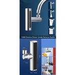 Kustar Krom Tasarruflu 4 Modlu Şelale Ayarlanabilir Musluk Başlığı Mutfak Eviye Bataryası Lavabo Bataryası