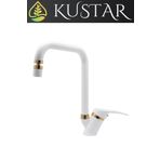 Kustar Lexus Gold Beyaz Mutfak Evye Bataryası