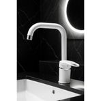 Kustar Oviedo Beyaz Mix Aç Kapa Kısa Banyo Lavabo Bataryası