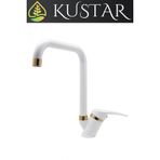 Kustar Oviedo Gold Beyaz Mutfak Evye Bataryası