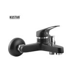 Kustar Siyah Mix Aç Kapa Banyo Duş Bataryası