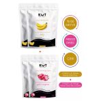 Kut 2x20 gr Dondurularak Kurutulmuş Beyaz Ejder Meyvesi + 2x20 gr Muz