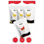 Kut 3x20 gr Dondurularak Kurutulmuş Muz ve 20 gr Çilek