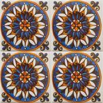 KÜTAHYA ÇİNİ SANAYİ 10X10 cm ÇİNİ DESENLİ ÇİNİ SERAMİK KARO