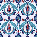 Kütahya Çini Yapı Tasarım AC02 20X20 cm 4 Adet Çini Karo