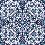 Kütahya Çini Yapı Tasarım AC92 20X20 cm 4 Adet Çini Karo