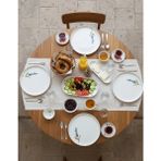 Kütahya Home Herbal Porselen Kahvaltı Takımı 22 Parça 6 Kişilik - Modern Tasarım