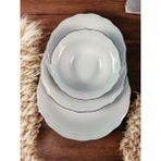Kütahya Home Luxury Yemek Takımı 24 Parça Gerçek Gümüş Lüks Modern - ALTIN