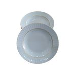 Kütahya Porselen 6 Adet Sedef Yaldızlı Yemek Tabağı 22 Cm