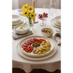 Kütahya Porselen Bone Crest 24 Parça Platin Fileli Yemek Takımı