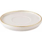 Kütahya Porselen Bone Desire Çay Tabağı 12CM Altın Yaldızlı Tekli - açıklamada