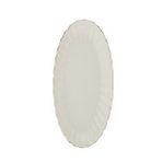 Kütahya Porselen Bone Luz Altın File Kayık Tabak 27x19cm Tekli Bnlzf28ky20 Krem