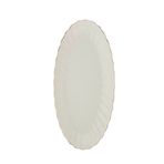 Kütahya Porselen Bone Luz Altın File Kayık Tabak 27x19cm Tekli BNLZF28KY20