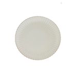 Kütahya Porselen Bone Luz Altın File Pasta Tabağı 21cm Tekli